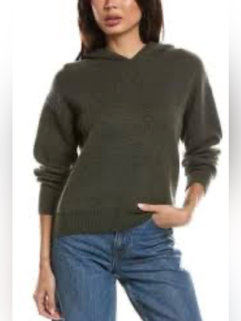 Forte Double Knit Cashmere Hoodie Sz S *Item is Similar*